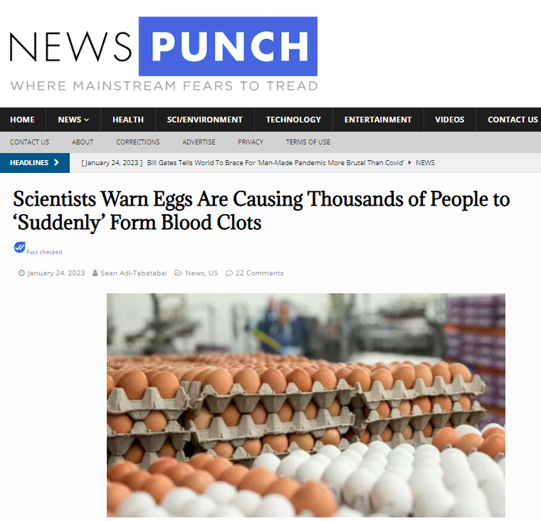 Fact Check Scientists Did NOT Warn Eggs Are Causing Thousands Of